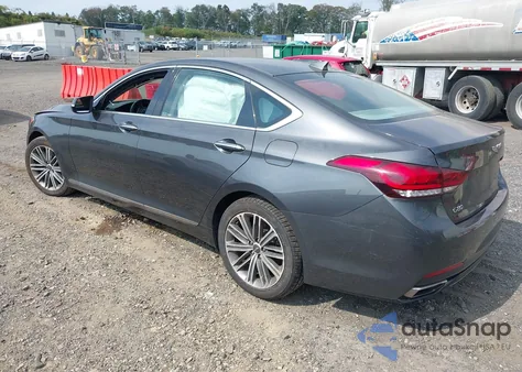 2018 Genesis G80 3.8 z USA, uszkodzony, nr VIN KMHGN4JE4JU253247